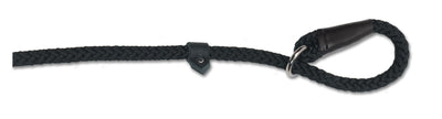 Ancol Viva Nylon Rope Slip Lead Black 12mm x1.2m